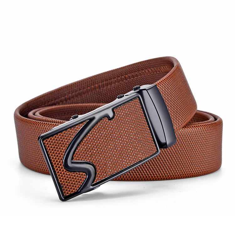 Men’s Automatic Buckle Belt – Elegant Leather Waistband