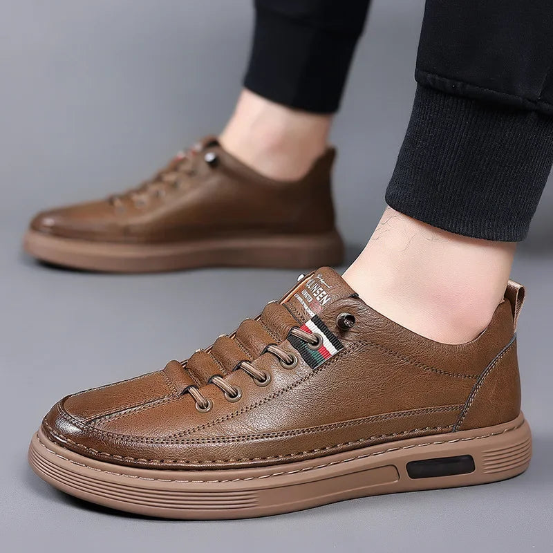 Men's Versatile Casual Shoes - Ultra Soft Leather and Pleasure