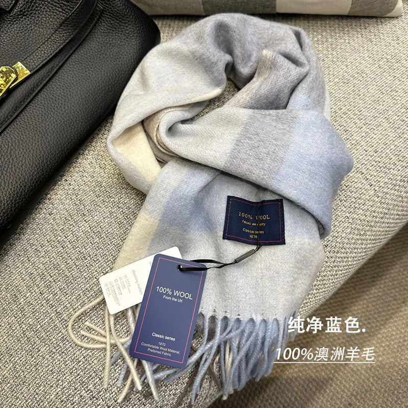 Men's wool scarf - British versatile