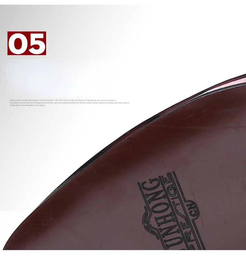 Luxuriöse Oxford-Schuhe für Herren – Retro-Blumendruck