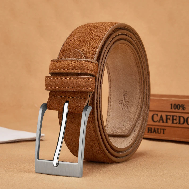 Men’s Suede Belt – Classic and Versatile Style