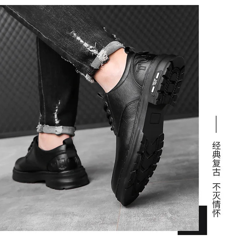 Freizeitschuhe aus Leder für Herren – moderner und vielseitiger Designer