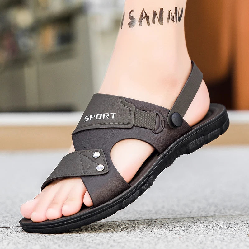 Classic Men's Sandal - Comfortable Beach Flip Flop, Soft Sole