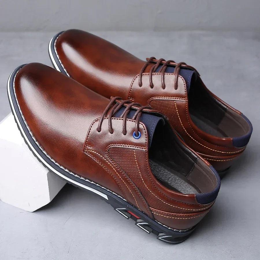 Retro Herrenschuhe - Business Brand Lederschuhe