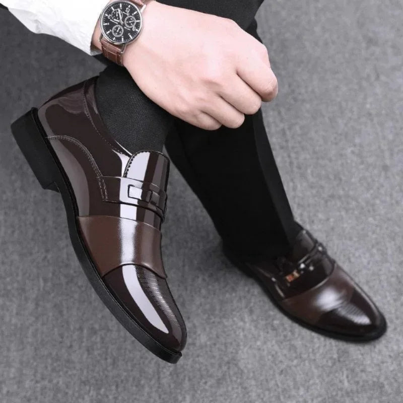 Herren-Lederschuhe – formelle Hochzeit, Business-Casual-Oxford-Schuhe