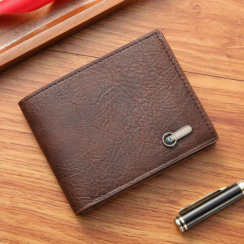 Men’s Wallet – Modern Design with Contrast Stitching