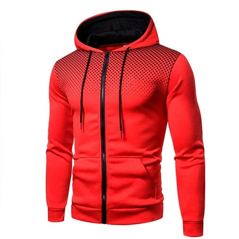 Gradient Print Sports Jacket – Performance Edition