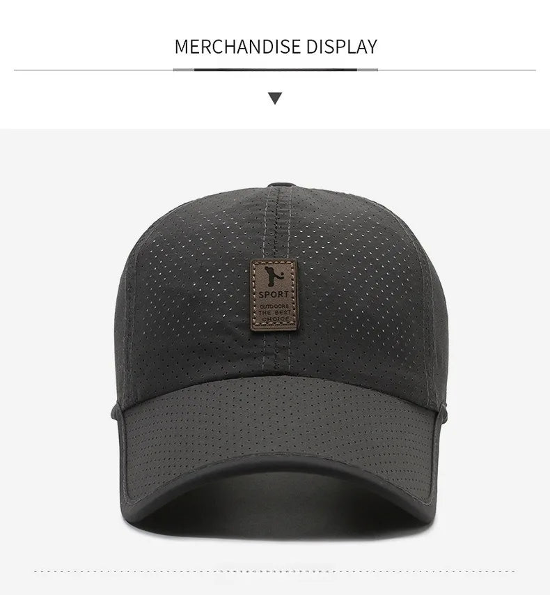 Men’s Sports Cap with Ventilation Holes