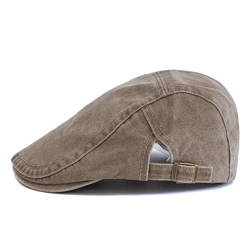 Men's Washed Cotton Beret