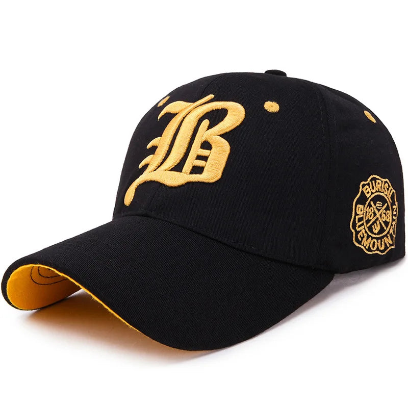 3D Embroidered Curved Brim Cap