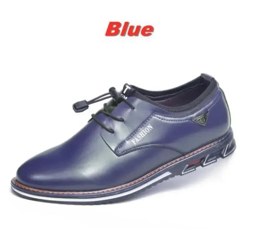 Freizeitschuhe im britischen Stil für Herren – Hochwertige Schuhe aus Kunstleder
