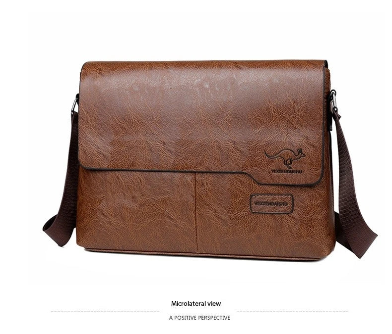 Men’s Messenger Bag – Timeless Sophistication for Stylish Men | Perfect for iPad and Laptop