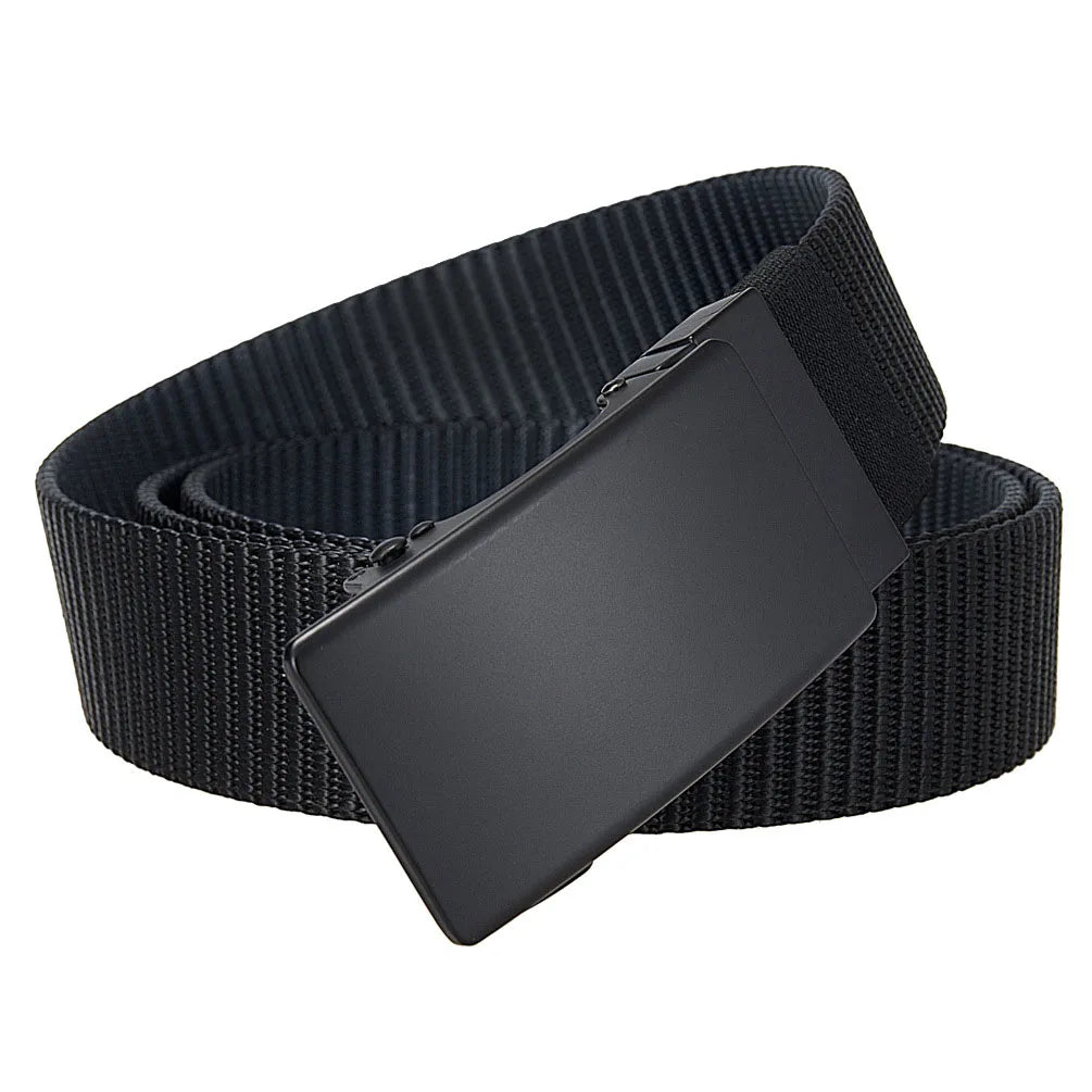 Men’s Tactical Nylon Belt – Durable Metal Buckle