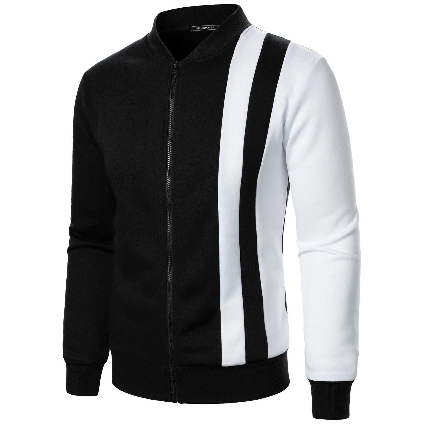 Men’s Sport Jacket with Contrasting Design and Slim Fit