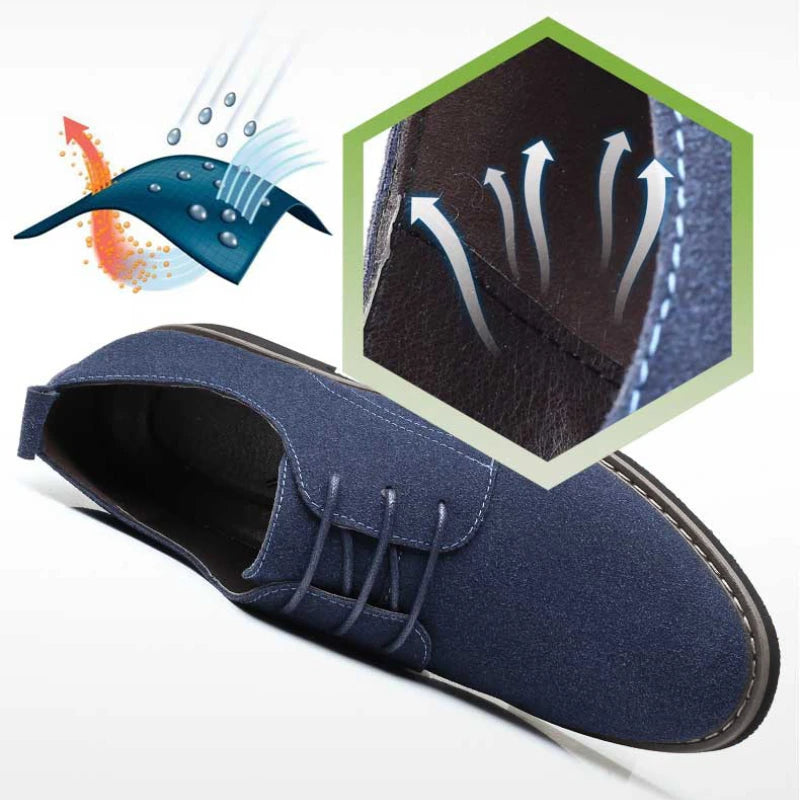 Herren Freizeitschuhe - Wildleder mit Schnürsenkeln