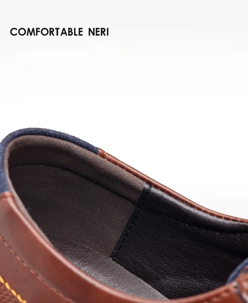 Retro Herrenschuhe - Business Brand Lederschuhe