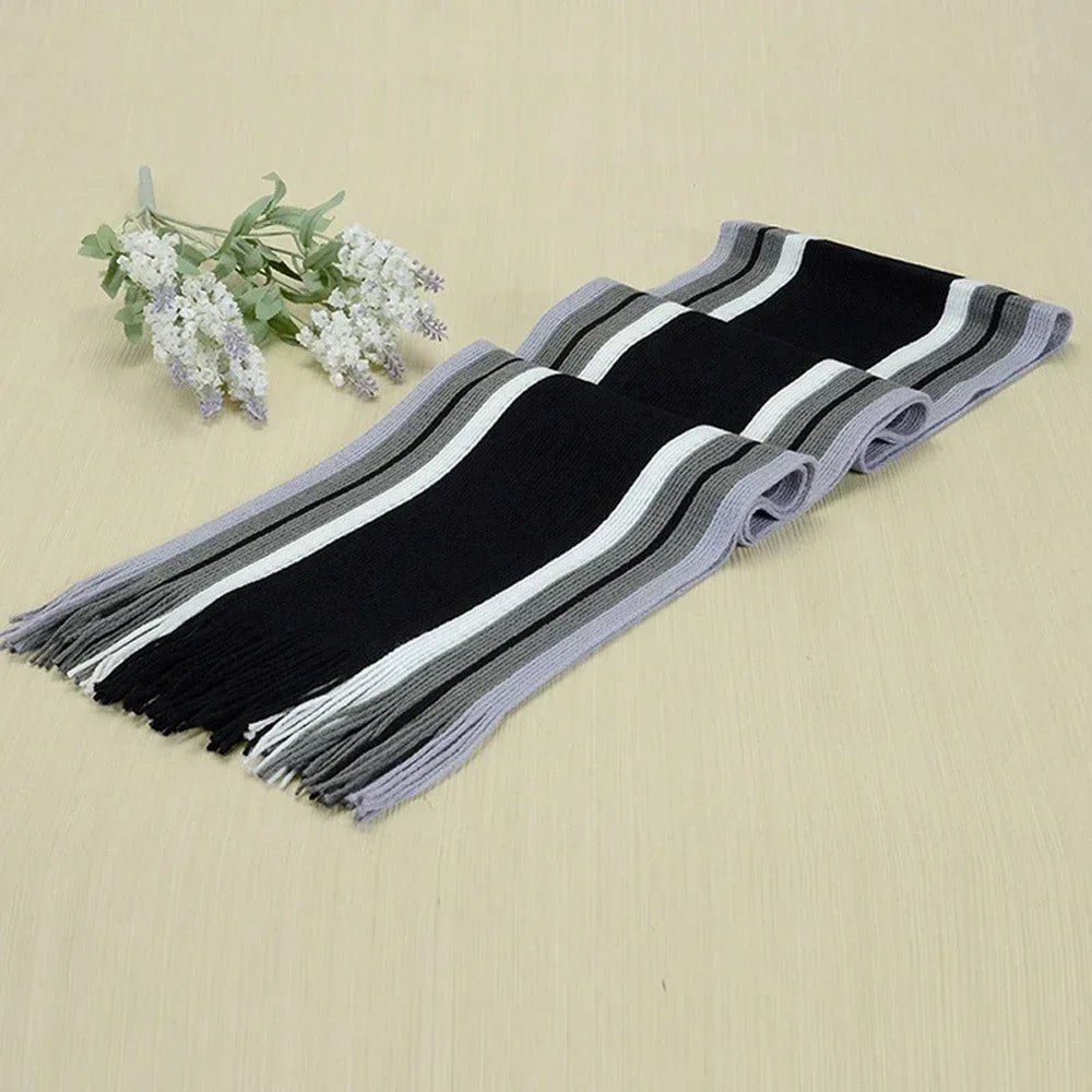 Classic Men's Scarf - Striped Business Casual