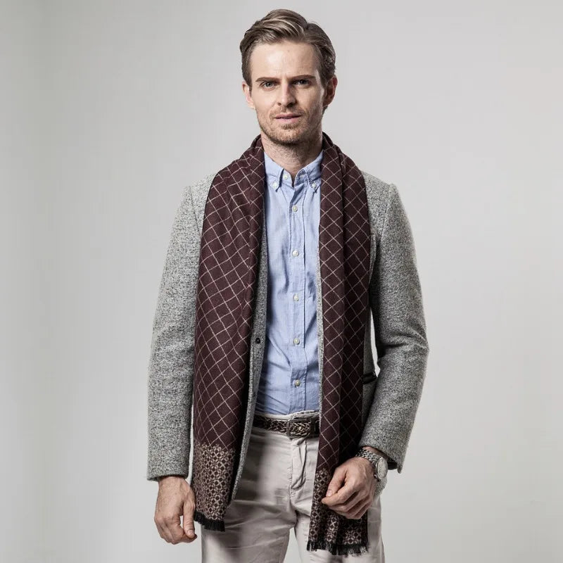 Luxury Men's Scarf, High Quality for Men