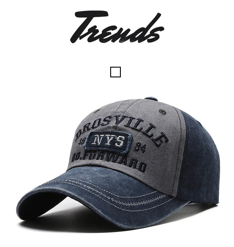 Vintage Washed Baseball Cap – Retro Casual Style