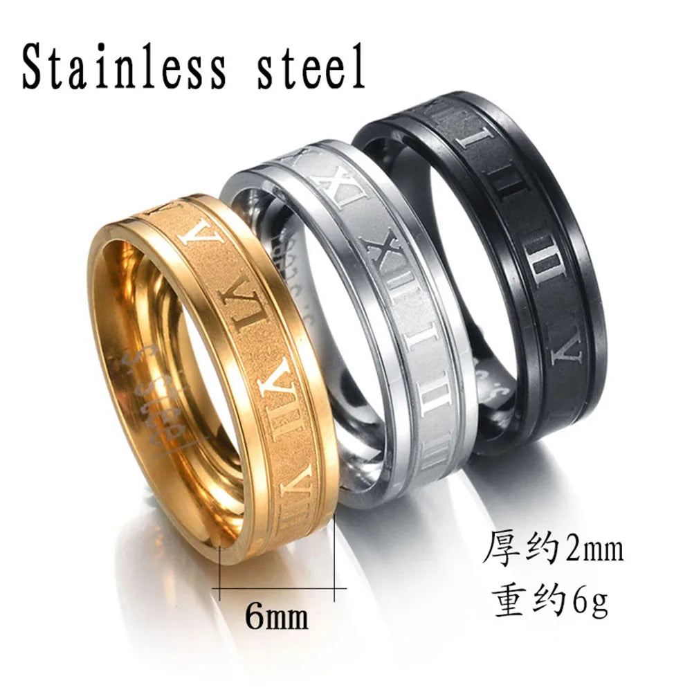 Roman Numeral Band Ring – Classic Style Reimagined