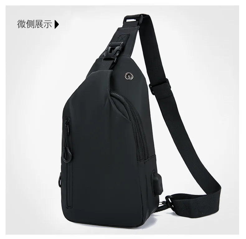 Men’s Sling Crossbody Bag – Compact, Modern, and Waterproof