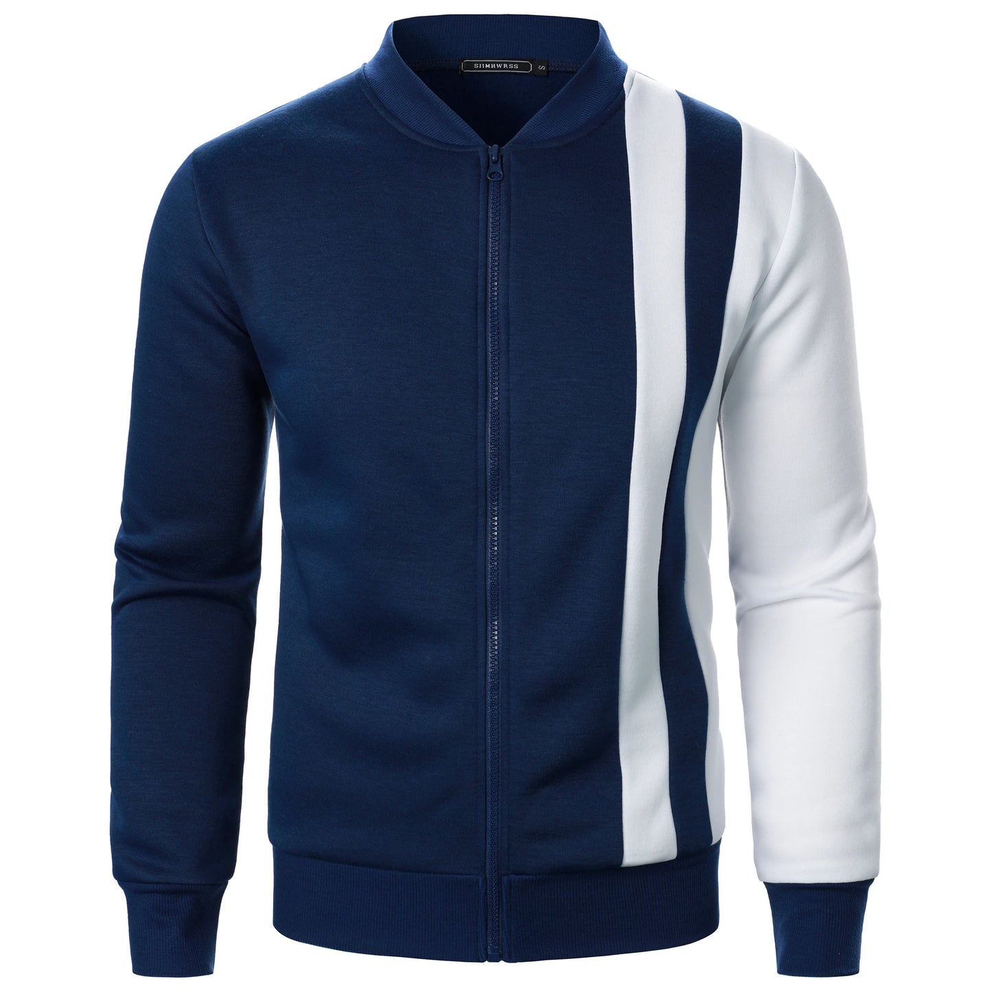 Men’s Sport Jacket with Contrasting Design and Slim Fit