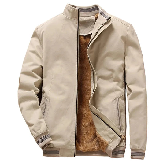 Men’s Casual Jacket with Thermal Lining and Modern Design