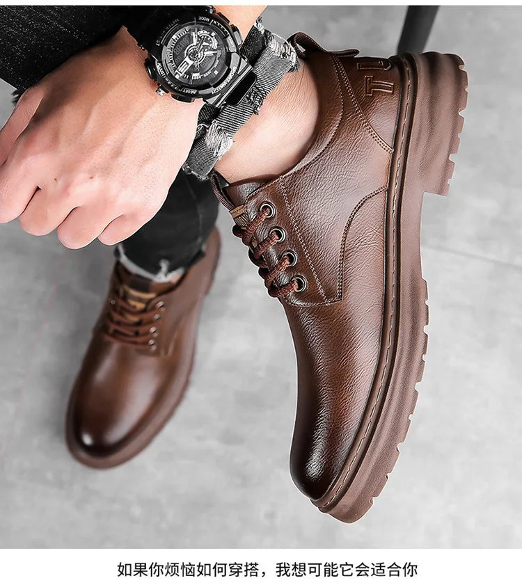 Freizeitschuhe aus Leder für Herren – moderner und vielseitiger Designer