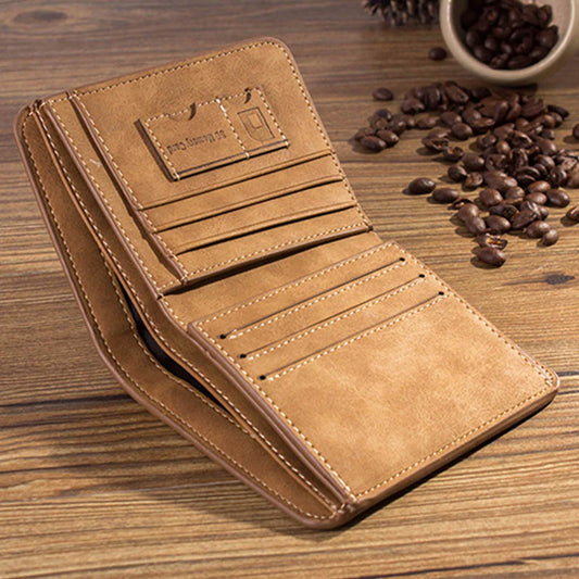 Men’s Synthetic Leather Wallet – Classic and Functional Design