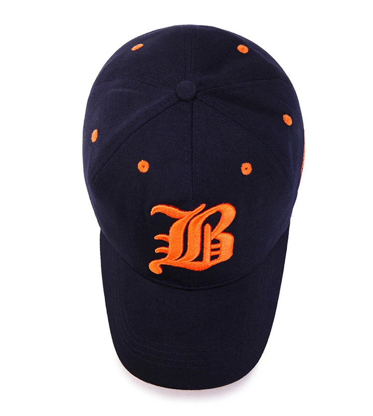 3D Embroidered Curved Brim Cap