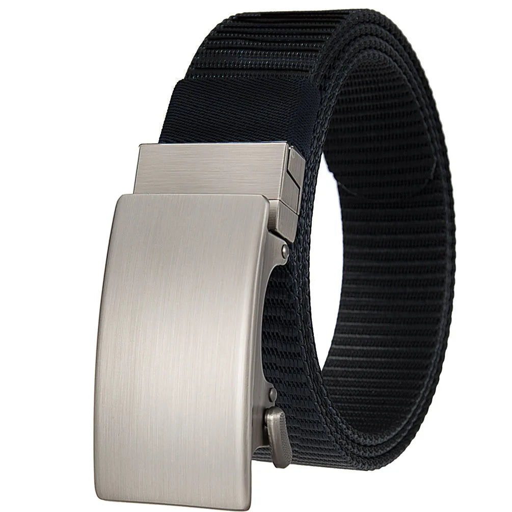 Men’s Tactical Nylon Belt – Durable Metal Buckle