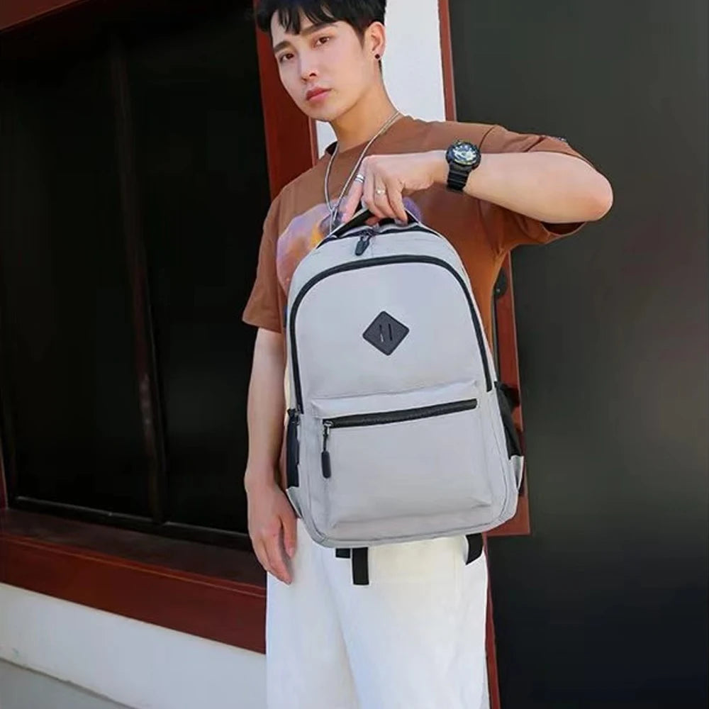 Men’s Backpack with USB Charging – Large Capacity and Durable Design