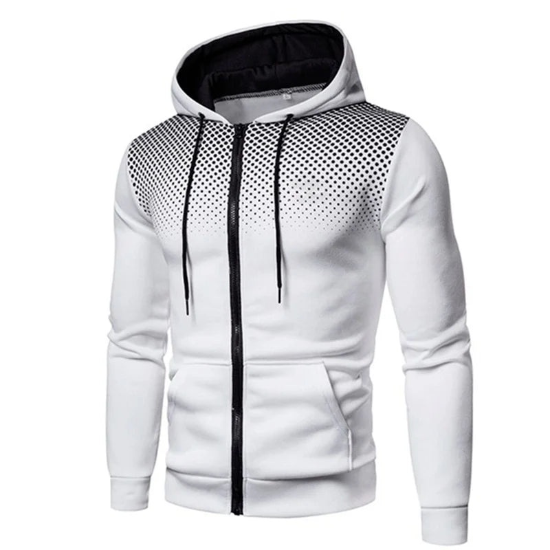 Gradient Print Sports Jacket – Performance Edition