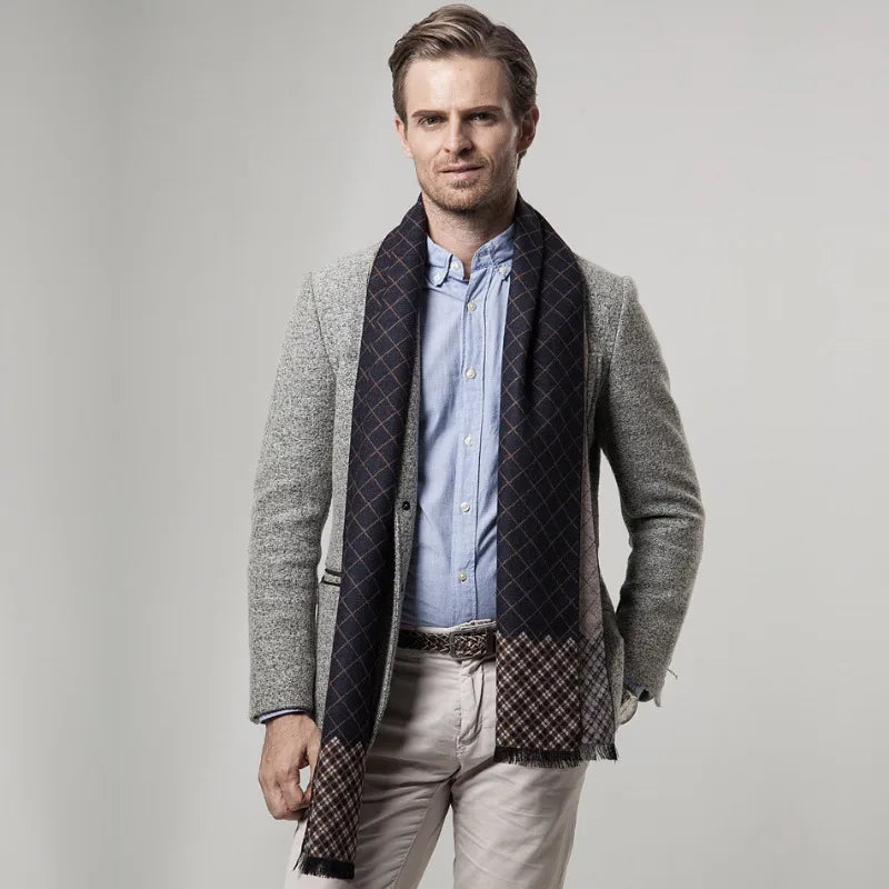 Luxury Men's Scarf, High Quality for Men