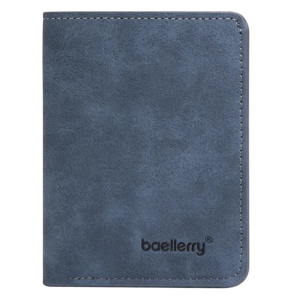 Slim Men’s Wallet with Multiple Card Slots and ID Window – Compact and Stylish