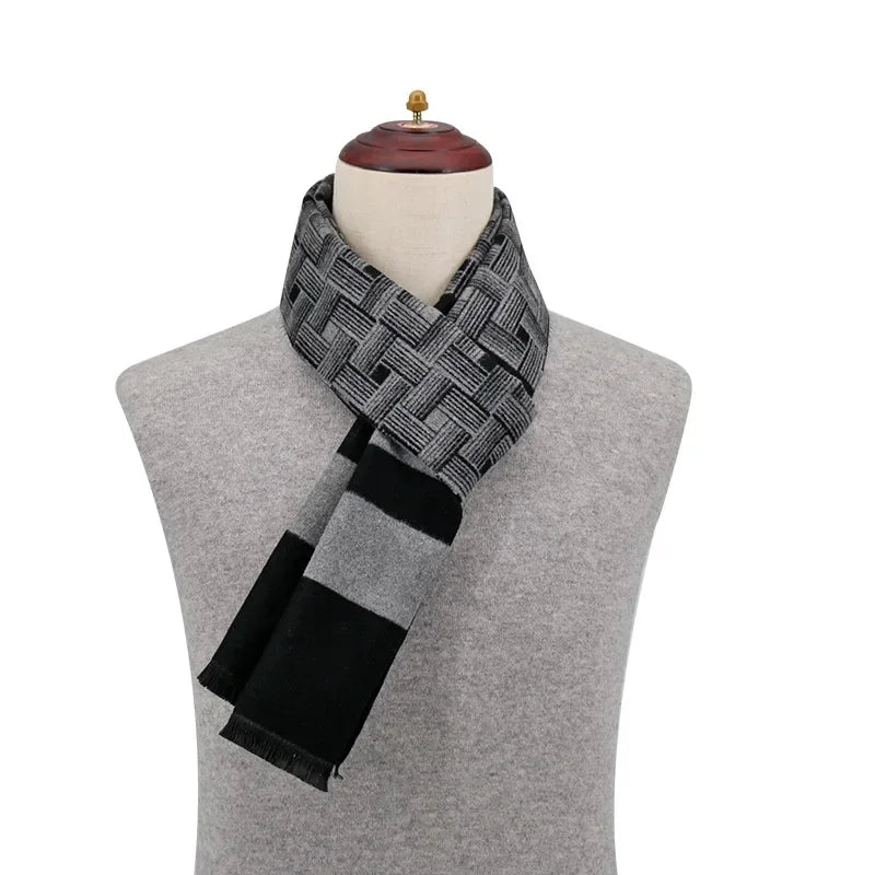 Men's Pashmina Scarf for Men, Wool Scarf for Winter.