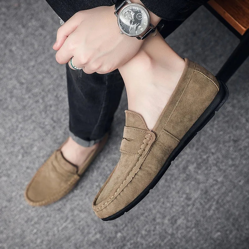Frühlings-Loafer für Herren – Wildlederschuhe, weich und hochwertig