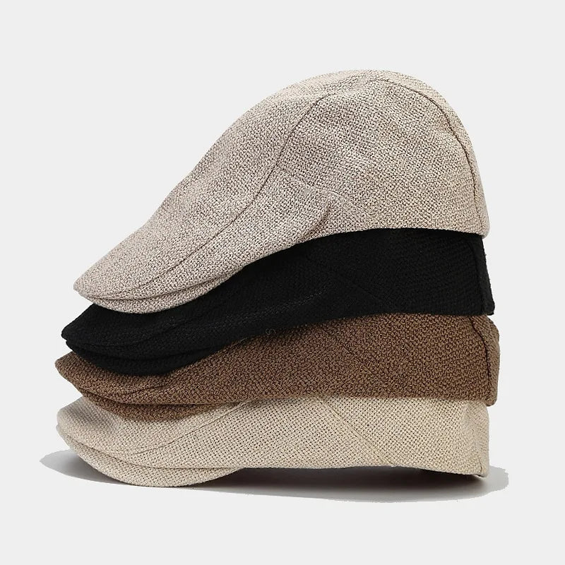 Men's Linen Beret – Timeless Style