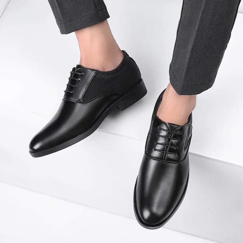 Herrenschuhe – Klassisches Freizeitleder, weich und formell
