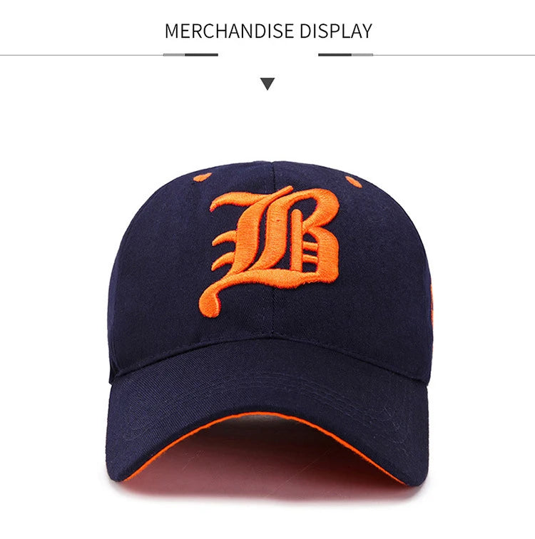 3D Embroidered Curved Brim Cap