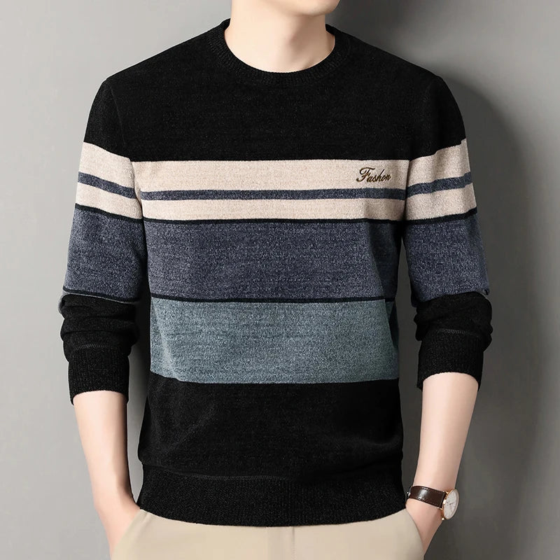 Men’s Multicolor Striped Sweater