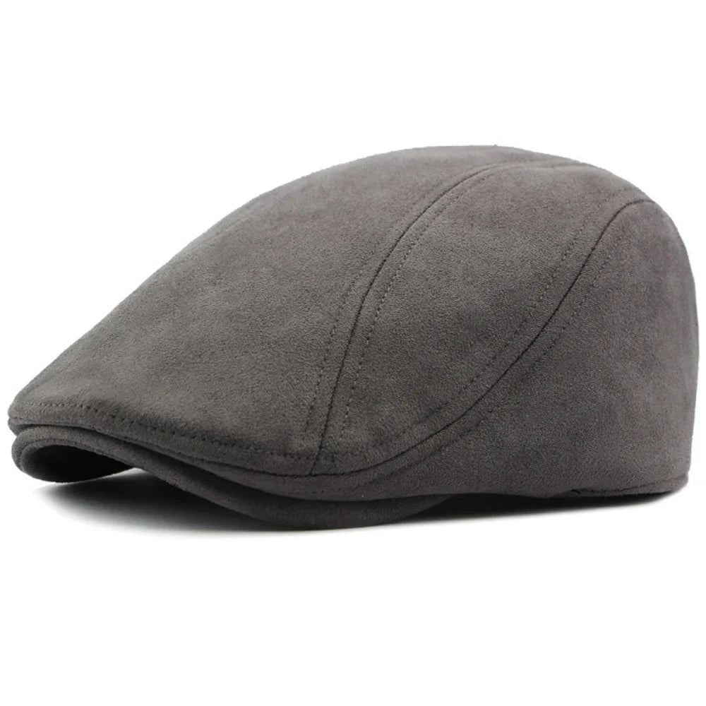 Men's Suede Beret – Elegant and Timeless Style