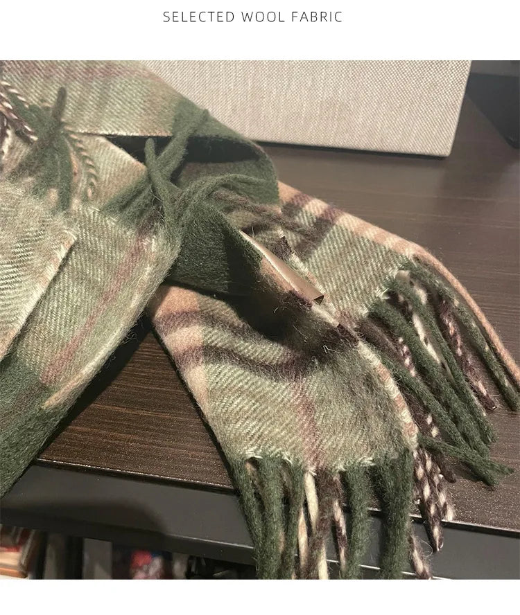 Men's wool scarf - British versatile