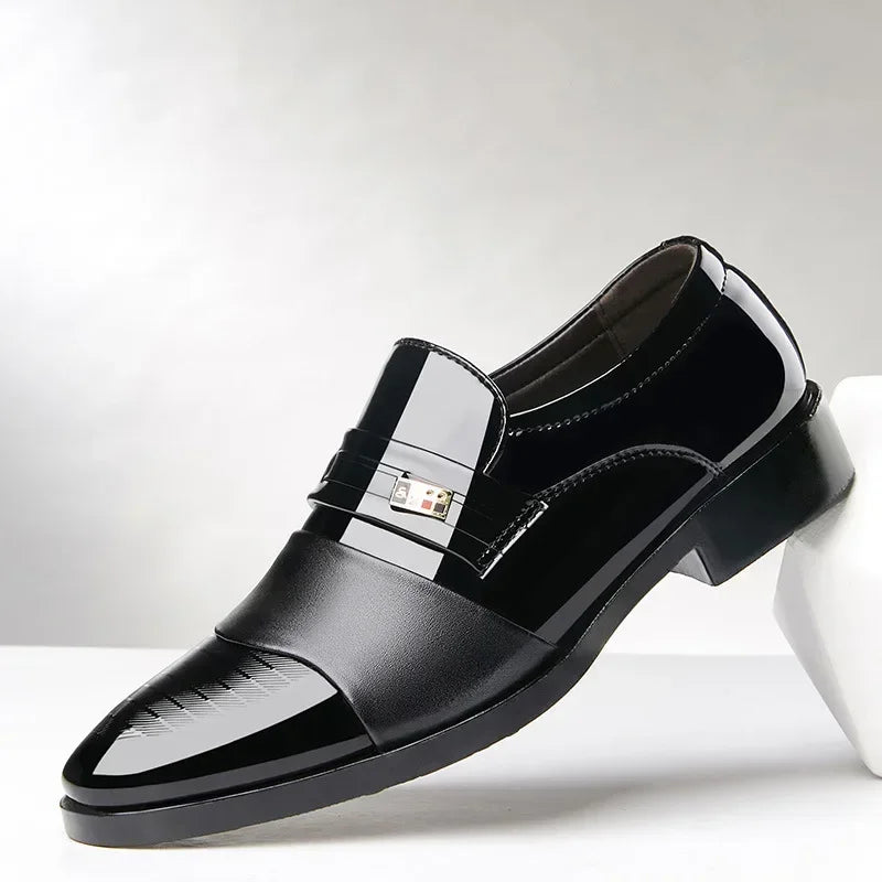 Herren-Lederschuhe – formelle Hochzeit, Business-Casual-Oxford-Schuhe