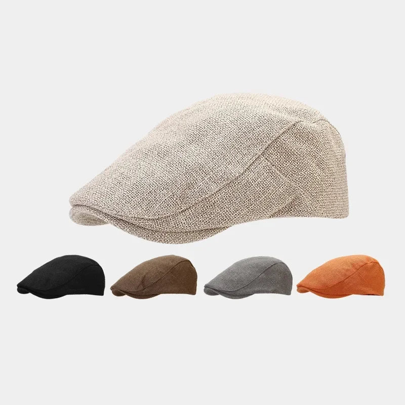 Men's Linen Beret – Timeless Style