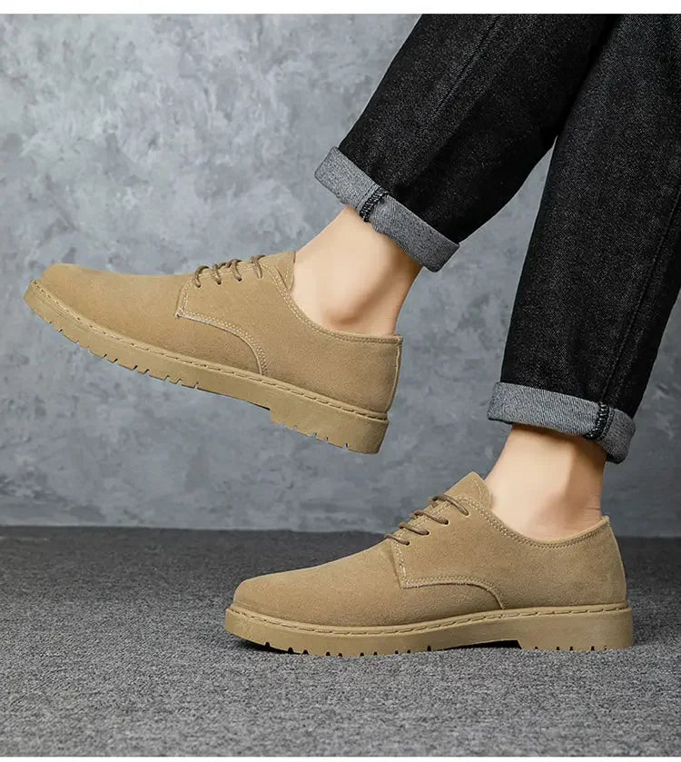 Men's Sneakers - Fashionable Formal Loafers with Soft Sole