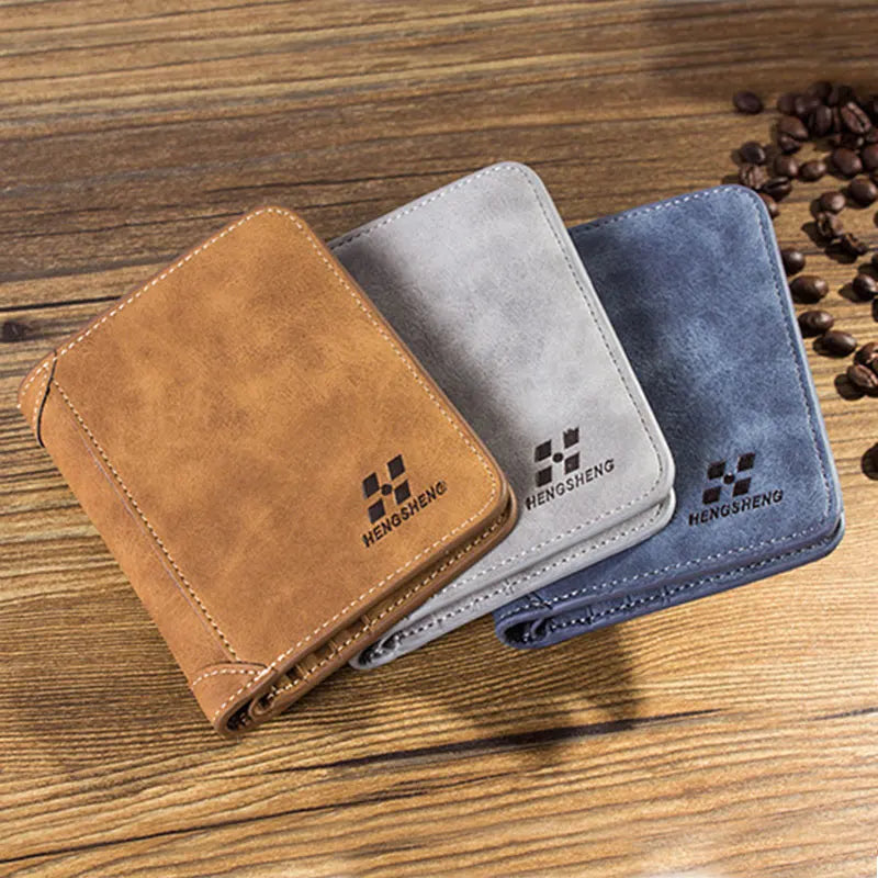 Men’s Synthetic Leather Wallet – Classic and Functional Design