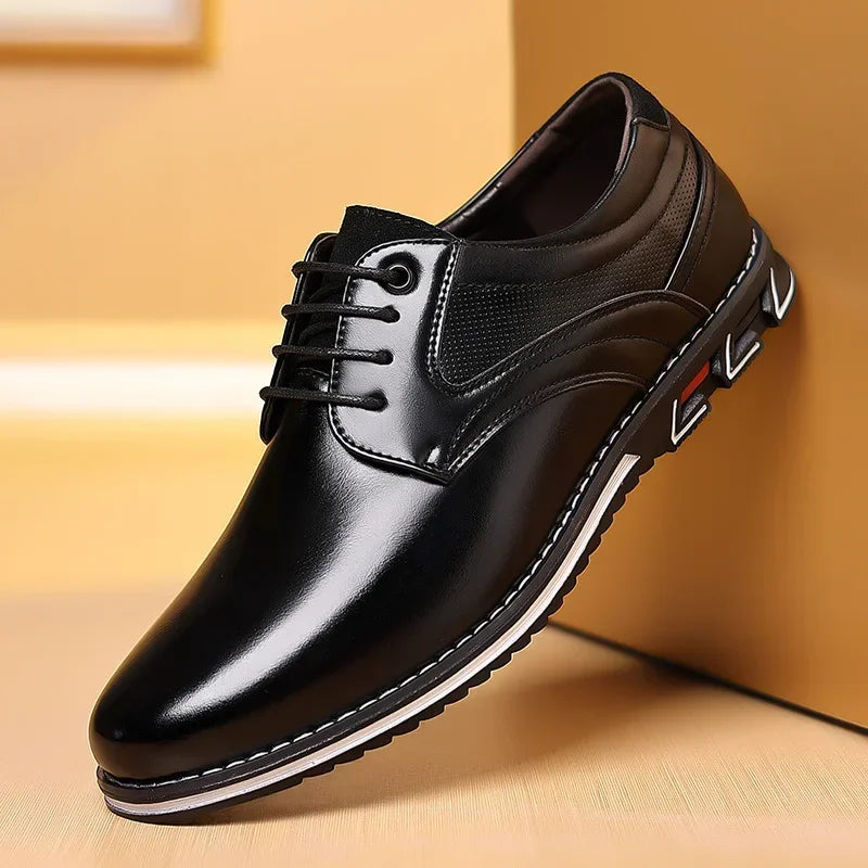 Retro Herrenschuhe - Business Brand Lederschuhe
