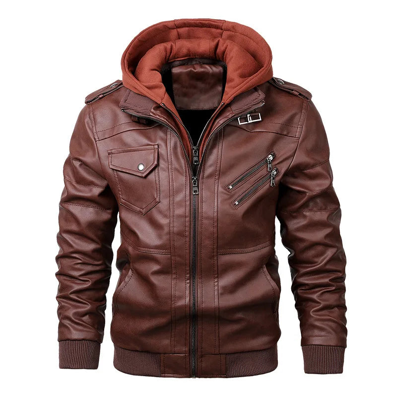 Men’s Urban Style Jacket with Inner Lining and Sleek Design