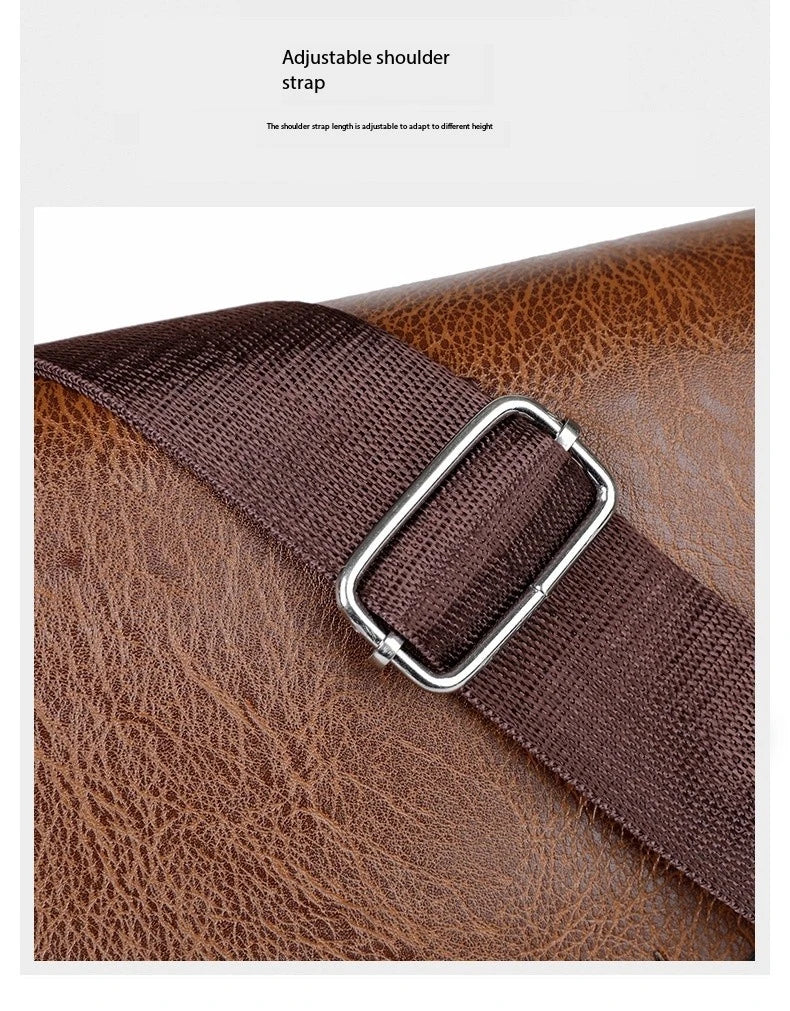Men’s Messenger Bag – Timeless Sophistication for Stylish Men | Perfect for iPad and Laptop